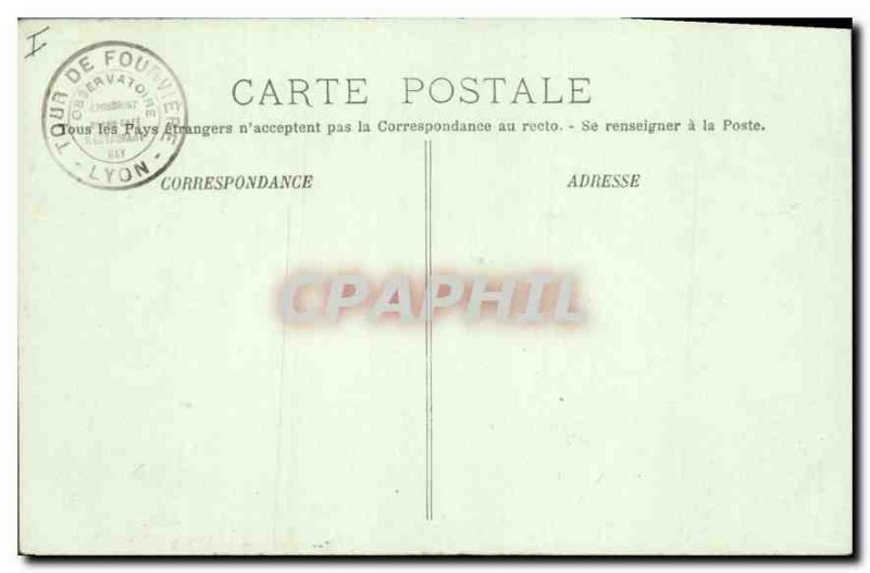 Postcard Old Lyon Statue Carnot