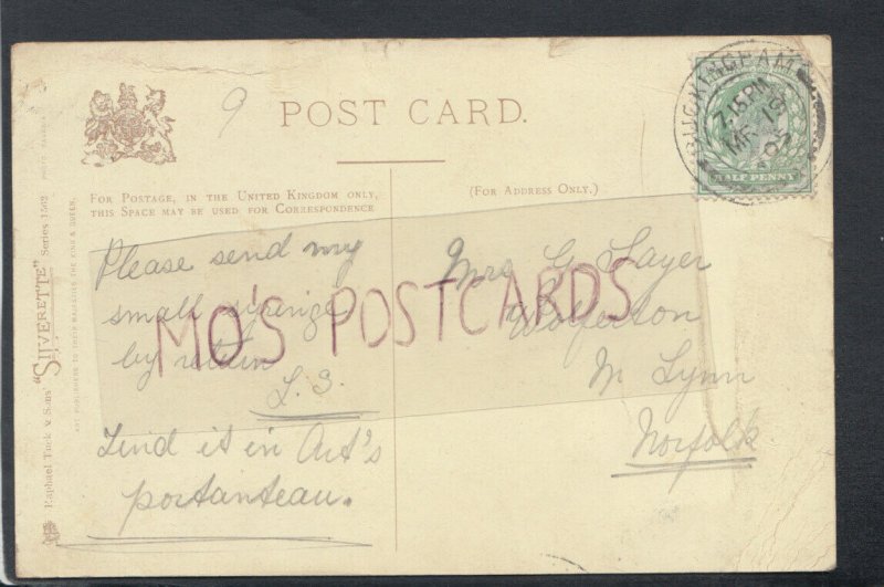 Genealogy Postcard - Sayer - Wolferton, Nr Lynn, Norfolk  RF5009 