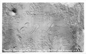 New Mexico El Morro Monument Orate Inspection RPPC Photo Postcard 22-7182 