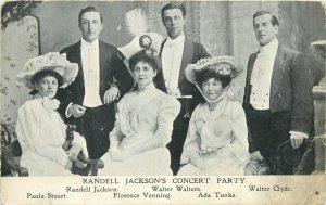 Randell Jackson Concert Party Walter Walters Clyde Paula Stuart Ada Tunks 1905 