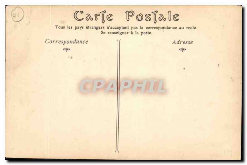 Old Postcard Blois Saint Nicolas Church