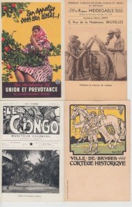 ADVERTISING Belgium Companies 51 Vintage Postcards with BETTER! (L5329)