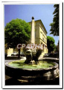 Modern Postcard Aix En Provence Fountain of the Four Dolphins and the & # 39e...