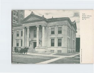 Postcard Public Library, Binghamton, New York