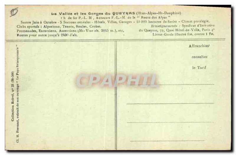 Old Postcard Alpine Road