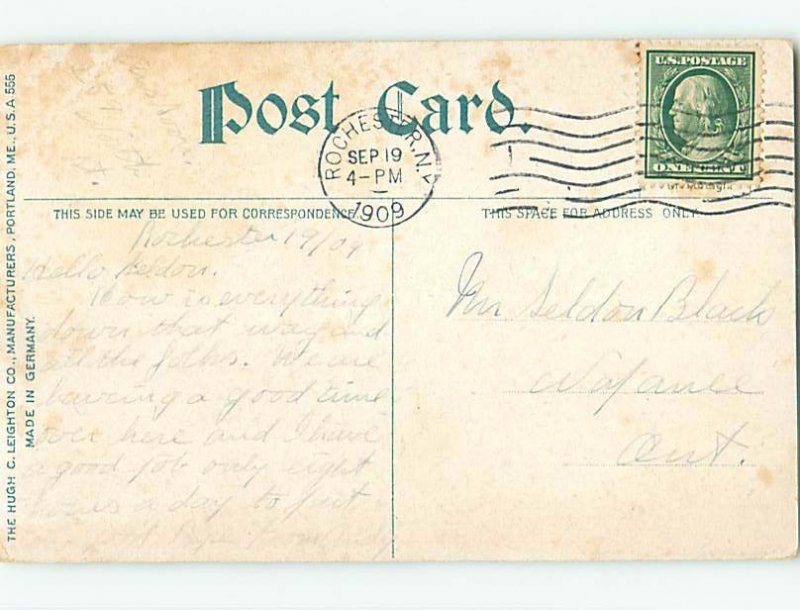 Divided-Back POSTCARD FROM Rochester New York NY HM7405