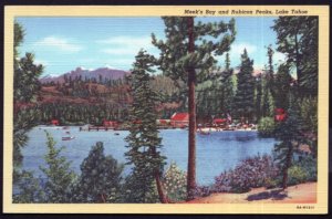 California LAKE TAHOE Meek's Bay and Rubicon Peaks - LINEN