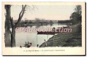 Postcard The Old Marne Tower joinville has Champigny