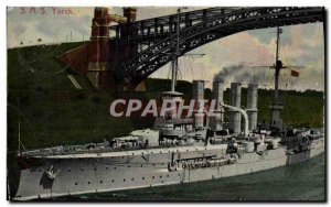 Postcard Old SMS War Craft York