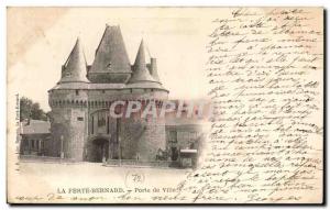 Old Postcard La Ferte Bernard Gate City