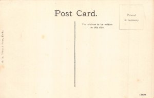 A024 India Delhi Gate Fort Agra vintage postcard