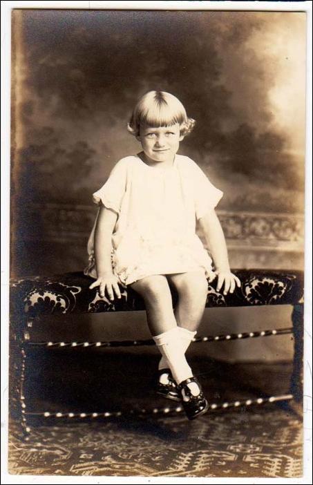 RPPC, Pretty Blond Girl