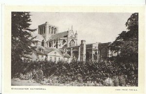 Hampshire Postcard - Winchester Cathedral - View from The South East   ZZ1026