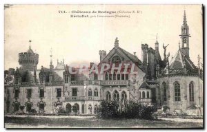 Old Postcard Chateau de Bretagne Keriollet near Concarneau (Finistere)