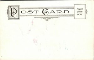 Postcard Michigan Central Railroad Station in Michigan City, Indiana~134219