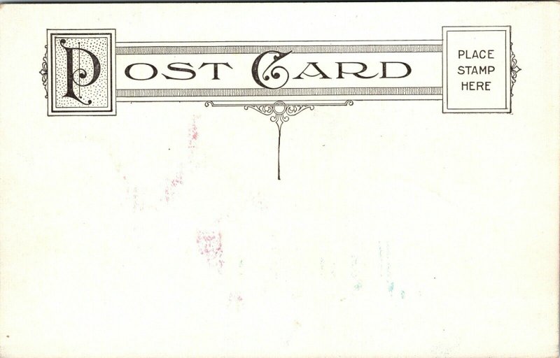 Postcard Michigan Central Railroad Station in Michigan City, Indiana~134219