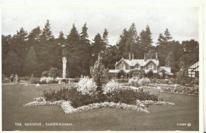 Norfolk Postcard - The Gardens - Sandringham - Ref TZ41