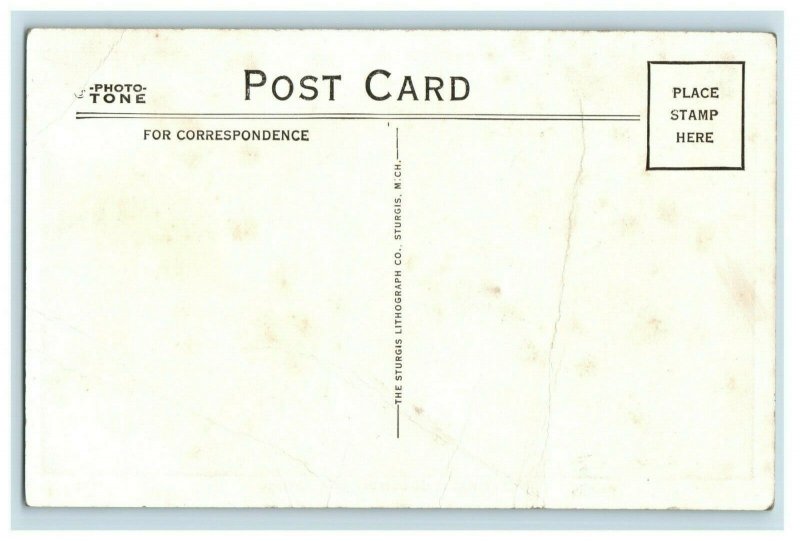 1920's City Hall, Columbia City, Ind. Postcard P50