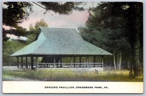 K27/ Grassmere Park Pennsylvania Postcard c1910 Dancing Pavilion 516