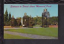 Forest Lawn Memorial Park,Glendale,CA Postcard BIN 