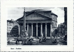 postcard Rome, Italy - Pantheon