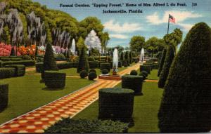 Florida Jacksonville Formal Gardens Epping Forest Home Of Mrs Alfred I du Pon...