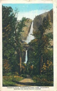 United States Yosemite Fall National Park California Union Pacific System 1927 