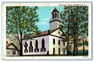 c1940's Reformed Church Rhinebeck New York NY Vintage Unposted Postcard