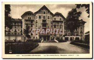 Old Postcard Allevard Les Bains Splendid Hotel