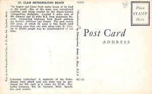 Saint Clair Metropolitan Beach Largest And Fresh Water Beach - St. Clair, Mic...