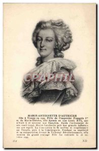 Old Postcard Marie Antoinette d & # 39Autriche