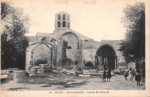BF4546 les alyscamps eglise st honorat arles france