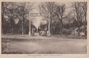 Camp De Chalons French WW1 Military Hospital Entrance Old Postcard