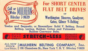 Mulhern Belting Co Advertising 1949 