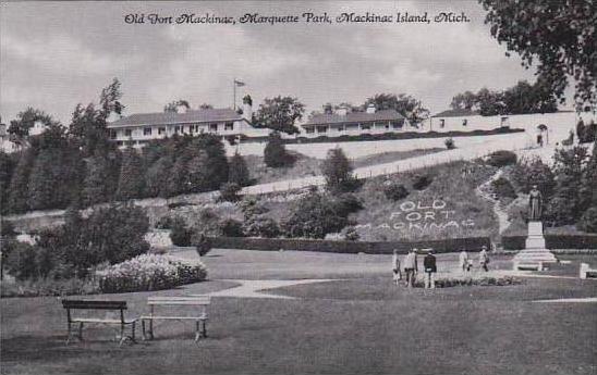 Michigan Mackinac Island Old Fort Mackinac Marquette Park