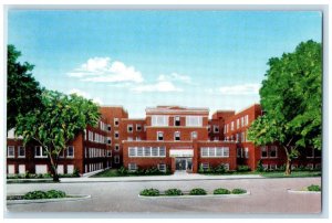 c1960's Wesley Hospital Building Oklahoma City Oklahoma OK Vintage Postcard