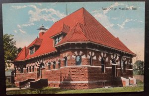 Vintage Postcard 1910 Post Office (Government Building), Madison, Indiana (IN)