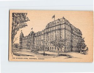 Postcard The Windsor Hotel, Montreal, Canada