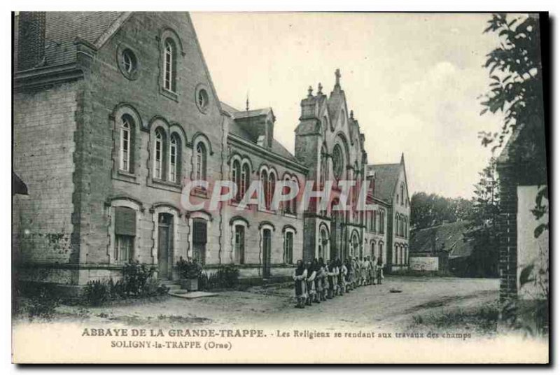 Postcard Abbey of La Grande Trappe Soligny la Trappe Orne The Religious trave...