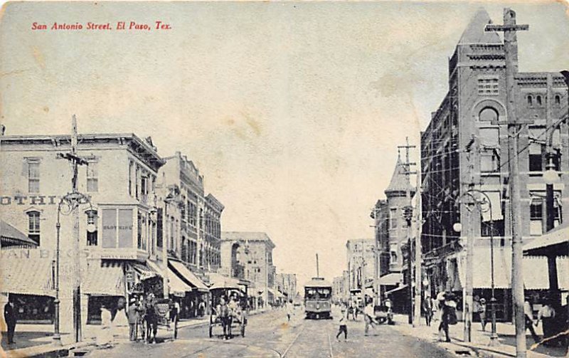 San Antonio Street El Paso, Texas TX United States Texas San