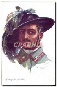 Old Postcard Fantasy Illustrator Dupuis Bersagliere Italian Army