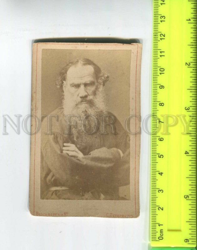 473914 Leo Tolstoy the great writer Vintage WESENBERG CDV