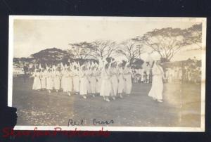 MANILA PHILIPPINES U.S. ARMY RED CROSS WWI ERA VINTAGE REAL PHOTO PHOTOGRAPH