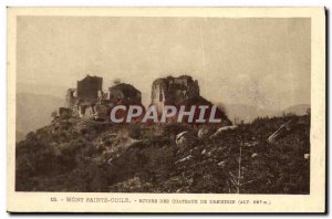 Old Postcard Mont Sainte Odile From Ruins Of Dreistein Chateaux