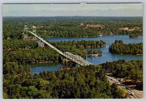 Thousand Islands Bridge Ontario Canada Post Pre-stamped Aerial View Postcard #4