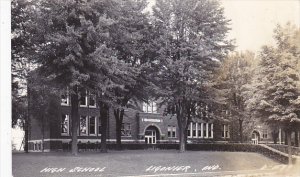 Indiana Ligonier High School Real Photo