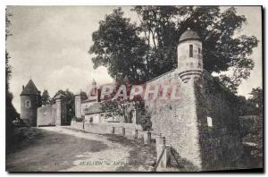 Old Postcard Avallon La Petite Porte