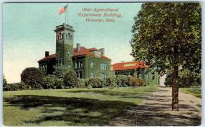 WOOSTER, OH  1913  OHIO AGRICULTURAL EXPERIMENT Building    Postcard