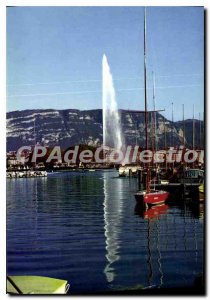 Modern Postcard Geneva Jet D'Eau