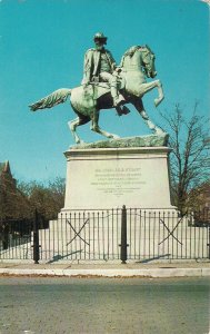 Richmond VA, Confederate Monument, JEB Stuart, Civil War, Horse, 1960's